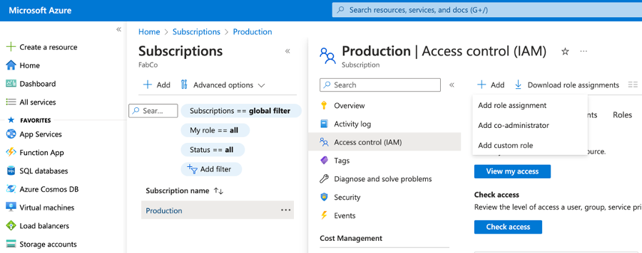 Select Access control