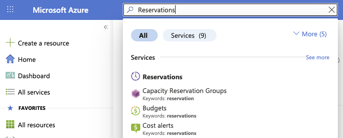 Navigate to Reservations